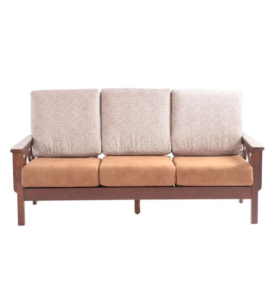 Larry Wooden Sofa 3 seater