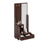 BHASKI SOLIMO MIRIDICAL HR WOOD DRESSING TABLE (DARK ELM FINISH)