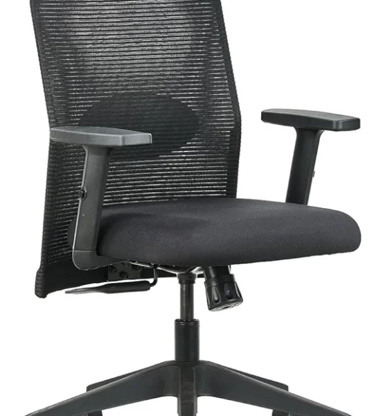 High Back Rolling Chair (Black)
