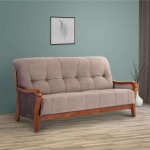 Tuscon Wooden Sofa 3 Seater