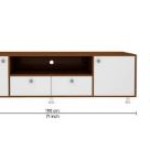 BHASKI EXTRAVAGANZA HR WOOD TV STAND
