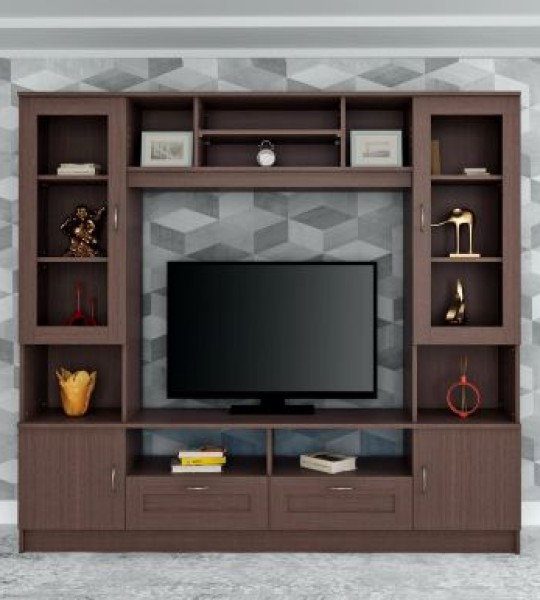 BHASKI MISSOURI TV UNIT WALNUT FINISH