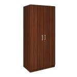 2 Door Wardrobe Classic Walnut