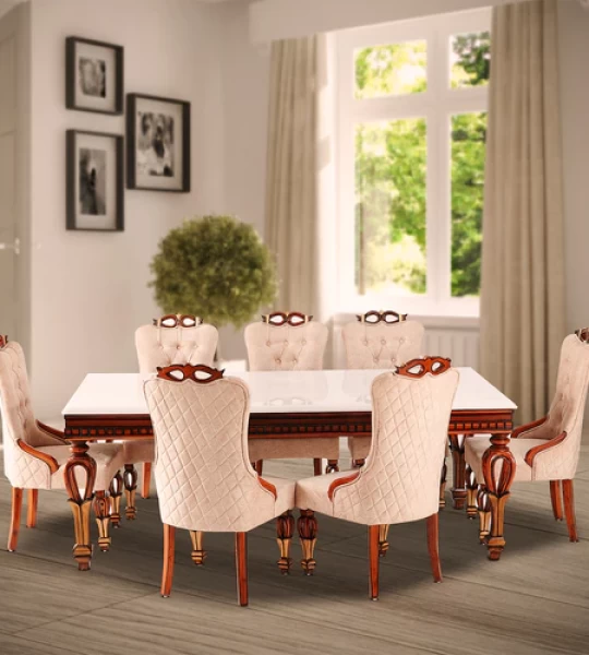 Dynasty - SF lamp dining (1+6) (SF-LAMP DINING+CHAIR (1+6))