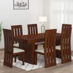 Dynasty Panama 8 seater Marble Dining with Teakwood Chairs (SF-PANAMA DINING+CHAIR 1+8)