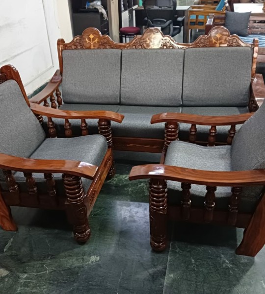 WOODEN SOFA SET